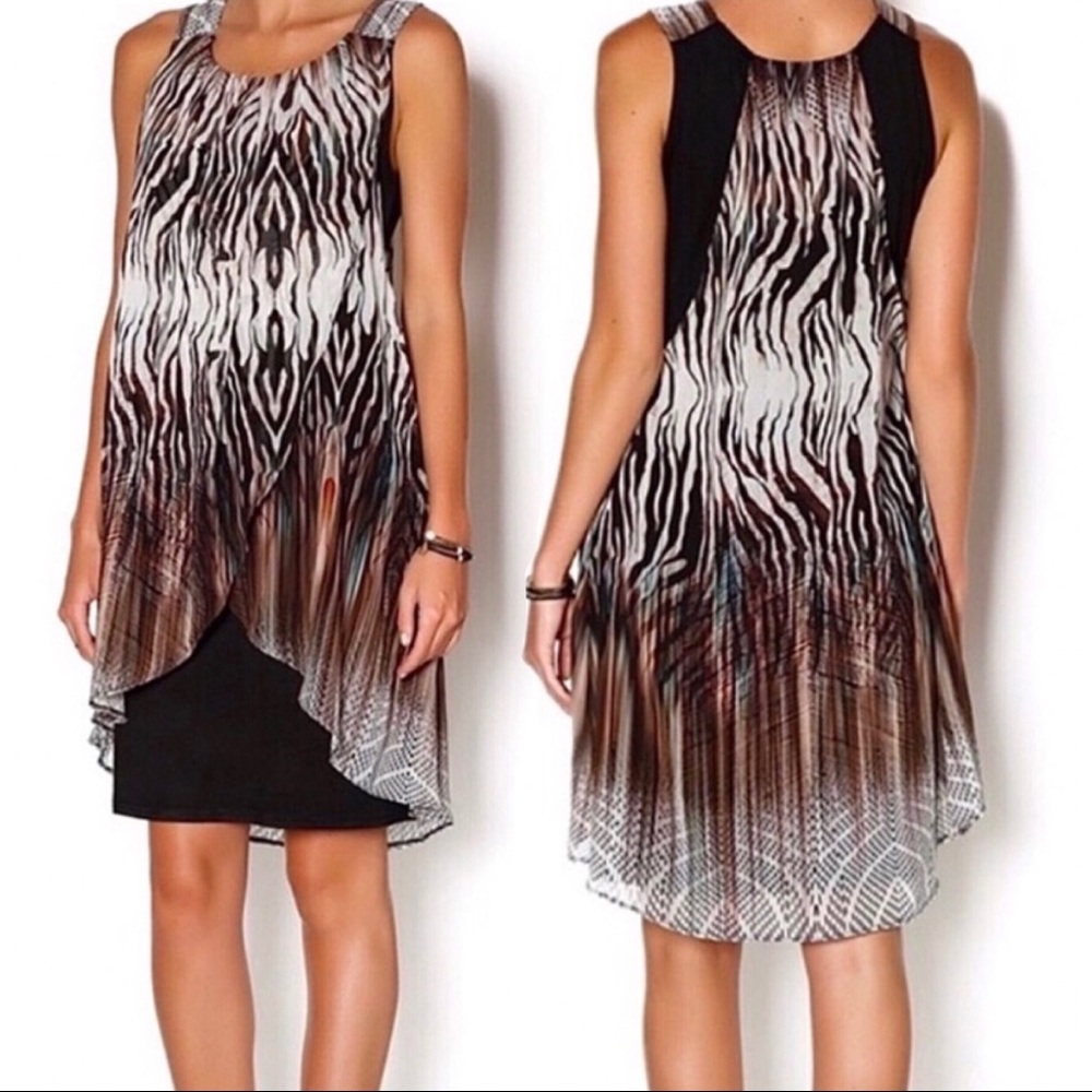 Linea Domani | Multi Pattern Tank Dress